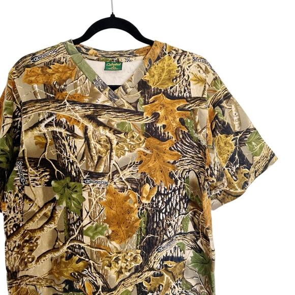 Cabela’s Seclusions 3D Cotton Camouflage V-Neck Long Sleep Shirt Dress - Picture 4 of 5